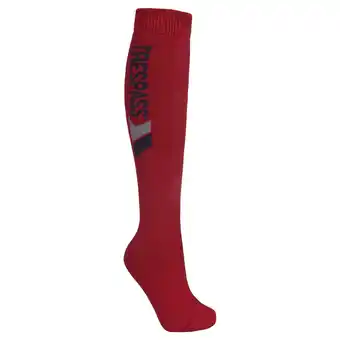 Decathlon Volwassen Unisex Tech Luxe Merino Wollen Hoge Skisokken (Rood) aanbieding