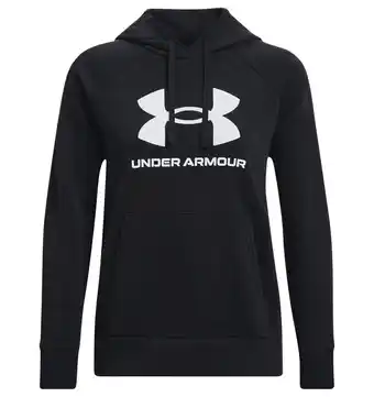 Decathlon Dames Hoodie Under Armour Rival Fleece Big Logo aanbieding