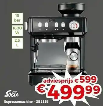 Solis espressomachine - sb1116