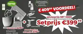 Kenwood keukenrobot - kdkvl4100s + accessoirepakket