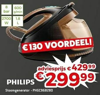 Exellent Philips stoomgenerator - phgc968280 aanbieding
