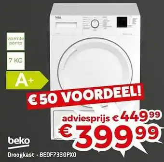 Exellent Beko droogkast - bedf7330px0 aanbieding