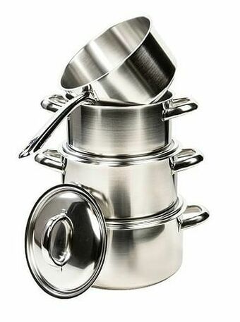 Makro Demeyere Kookpottenset Athena 5-delig + Alu Comfort-3 Braadpan Ø 20 cm aanbieding