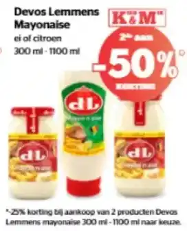 Spar Devos Lemmens Mayonaise aanbieding