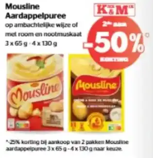 Spar Mousline Aardappelpuree aanbieding