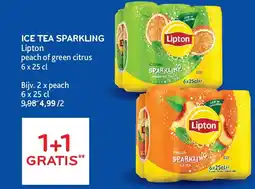 Alvo ICE TEA SPARKLING Lipton aanbieding