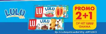 Alvo La Barquette aardbei 120 g aanbieding