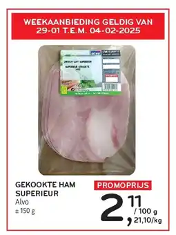 Alvo GEKOOKTE HAM SUPERIEUR aanbieding