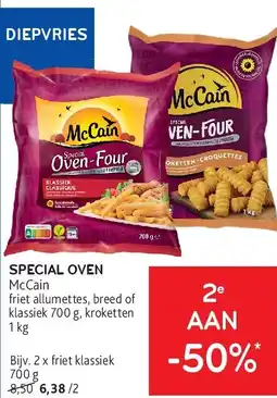 Alvo SPECIAL OVEN McCain aanbieding