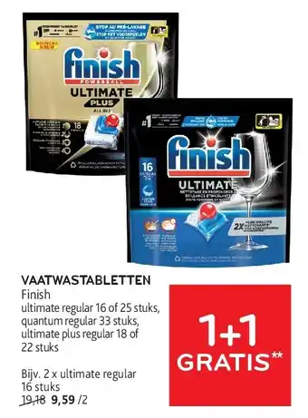 Alvo VAATWASTABLETTEN Finish aanbieding