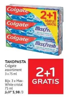 Alvo TANDPASTA Colgate aanbieding