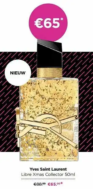 ICI PARIS XL Yves saint laurent libre xmas collector aanbieding