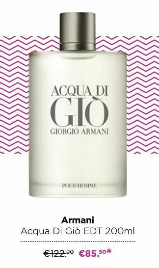 ICI PARIS XL Armani acqua di giò edt aanbieding