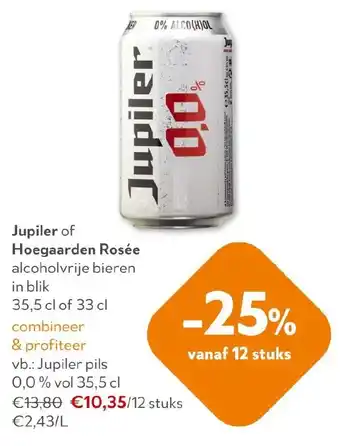 OKay Jupiler of Hoegaarden Rosée aanbieding