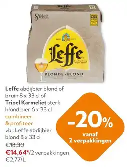 OKay Leffe, Tripel Karmeliet aanbieding