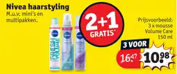 Kruidvat Nivea haarstyling aanbieding