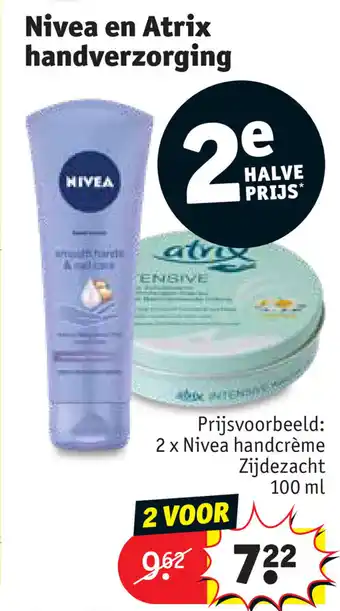 Kruidvat Nivea en Atrix handverzorging aanbieding