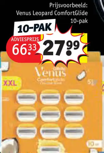 Kruidvat Venus Leopard ComfortGlide aanbieding