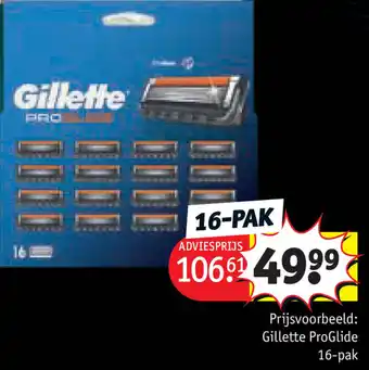 Kruidvat Gillette ProGlide aanbieding