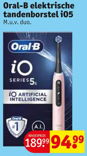 Kruidvat Oral B elektrische tandenborstel i05 aanbieding