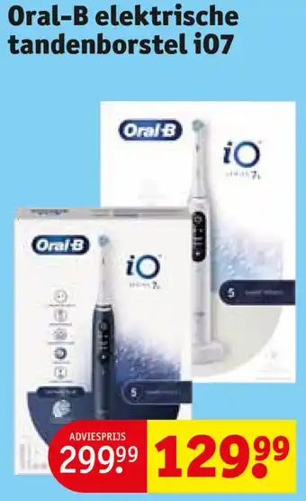 Kruidvat Oral B elektrische tandenborstel i07 aanbieding