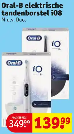 Kruidvat Oral B elektrische tandenborstel i08 aanbieding