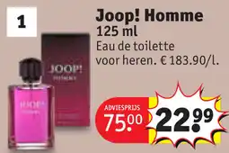 Kruidvat Joop! Homme aanbieding