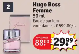 Kruidvat Hugo Boss Femme aanbieding