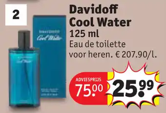 Kruidvat Davidoff Cool Water aanbieding