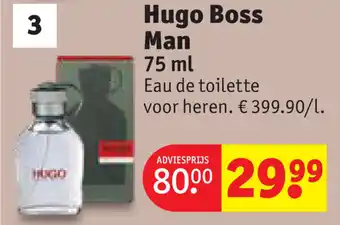 Kruidvat Hugo Boss Man aanbieding