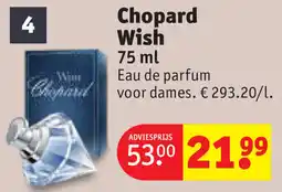 Kruidvat Chopard Wish aanbieding