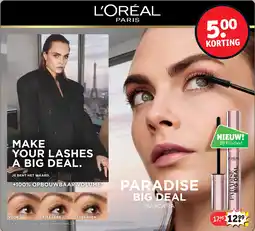 Kruidvat L'oréal Paradise Bog Deal Mascara aanbieding