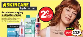 Kruidvat Garnier micellair water Aloe Vera aanbieding