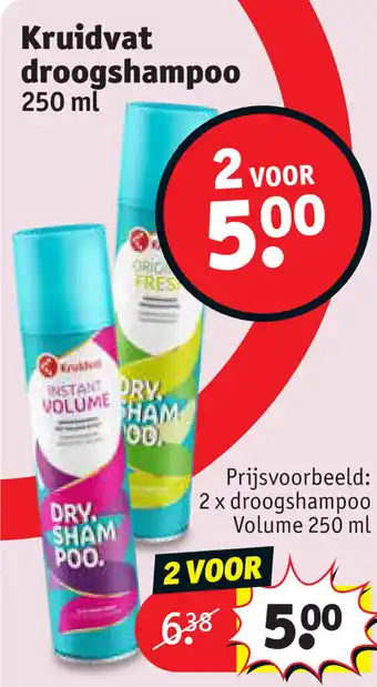 Kruidvat Kruidvat droogshampoo aanbieding