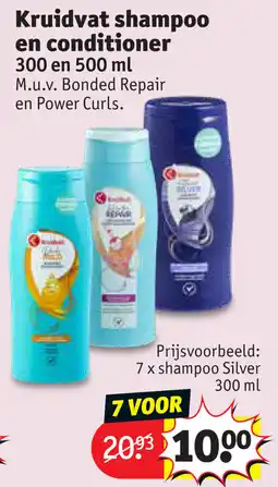 Kruidvat Kruidvat shampoo en conditioner aanbieding