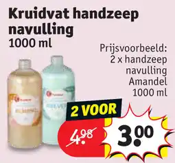 Kruidvat Kruidvat handzeep navulling aanbieding