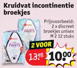 Kruidvat Kruidvat incontinentie broekjes aanbieding