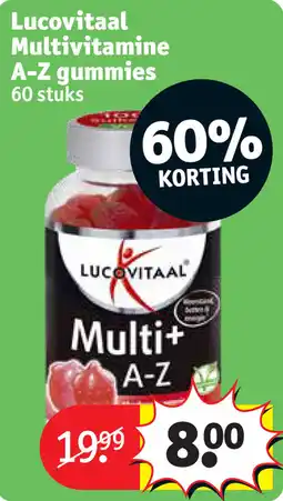 Kruidvat Lucovitaal Multivitamine A-Z gummies aanbieding