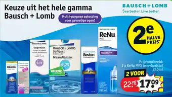 Kruidvat Keuze uit het hele gamma Bausch + Lomb aanbieding