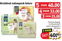 Kruidvat Kruidvat valuepack luiers aanbieding