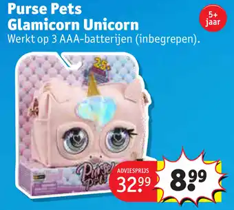 Kruidvat Purse Pets Glamicorn Unicorn aanbieding