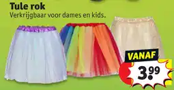 Kruidvat Tule rok aanbieding