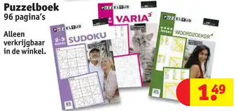 Kruidvat Puzzelboek aanbieding