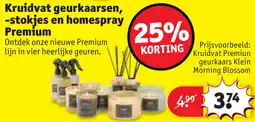 Kruidvat Kruidvat geurkaarsen, -stokjes en homespray Premium aanbieding