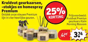 Kruidvat Kruidvat geurkaarsen, -stokjes en homespray Premium aanbieding