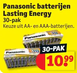 Kruidvat Panasonic batterijen Lasting Energy aanbieding