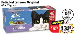 Kruidvat Felix kattenvoer Original aanbieding