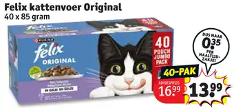 Kruidvat Felix kattenvoer Original aanbieding