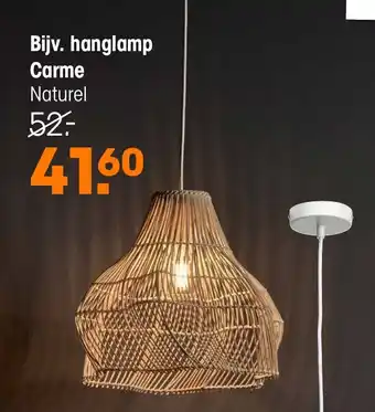 Kwantum Hanglamp Carme Naturel aanbieding