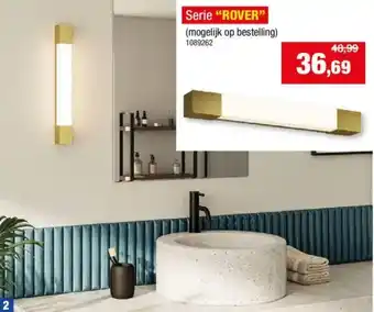 Hubo Badkamerverlichting Serie "Rover" aanbieding